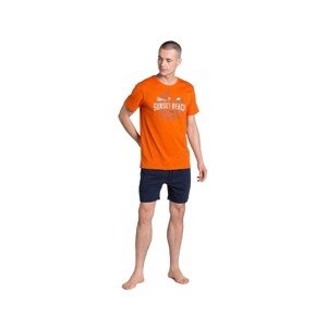 Henderson Led 38867 oranžové Pánské pyžamo, L, oranžová