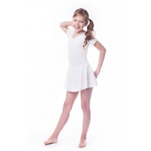 Shepa Gymnastický dres se sukní (B7), 152, bílá