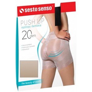 Sesto Senso Push Up 20 DEN Punčochové kalhoty, 4, Nero