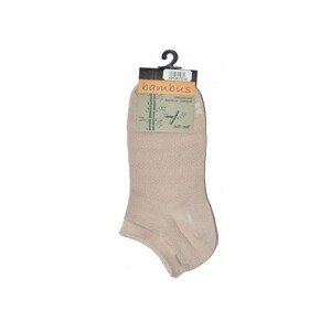 WiK 36133 Bambus Dámské kotníkové ponožky, 39-42, bílá