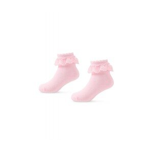 Be Snazzy SK-75 Koronka Dětské ponožky, 0-3 měsíců, bílá