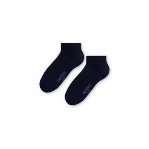 Steven Natural Bambus art.094 Kotníkové ponožky, 35-37, modrá
