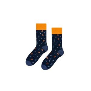 More Elegant 051 Pánské ponožky, 43-46, šedá tmavá melanž