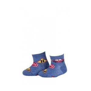 Gatta Cottoline jarní-letní vzorované G14.N59 0-2 let Chlapecké ponožky, 15-17, Ceylan
