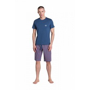 Henderson Zeroth 38364-59X tmavě modré Pánské pyžamo, XL, modrá