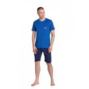 Henderson Drake 38878-59X tmavě modré Pánské pyžamo, L, modrá