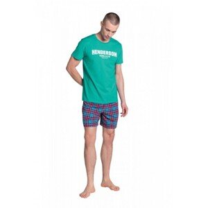 Henderson Lid 38874-69X Pánské pyžamo, M, zeleno-modrá