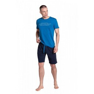 Henderson Deal 38880-55X Pánské pyžamo, M, modro-modrá