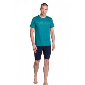Henderson Deal 38880-77X Pánské pyžamo, M, Zeleno-Modrá