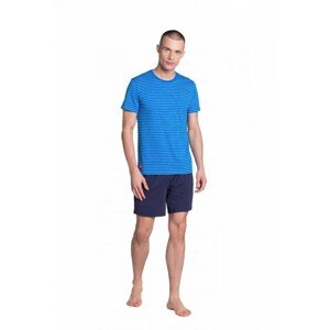 Henderson Lane 38873-55X Pánské pyžamo, M, modro-modrá