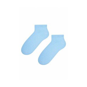 Steven 052 světle modré Dámské kotníkové ponožky, 35/37, modrá