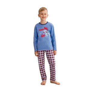 Taro Mario 2650 Z'22 Chlapecké pyžamo, 86, jeans melanž