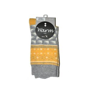 WiK 37756 Warm Dámské ponožky, 35-38, Kremová