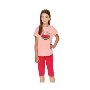 Taro Valentina 2710 růžové Dívčí pyžamo, 128, růžová