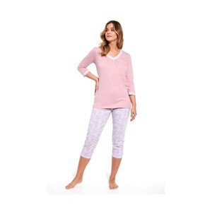 Cornette Clara 733/313 plus Dámské pyžamo, 5XL, růžová