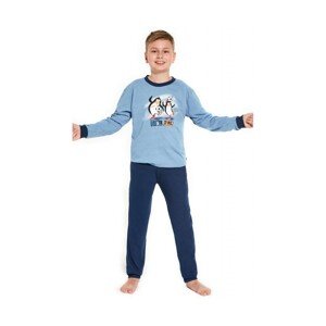 Cornette Goal 477/136 Chlapecké pyžamo, 110/116, modrá