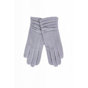 YO! RES-0155K Dámské rukavice, 23 cm, šedá