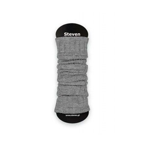 Steven 068 vlněné šedý melanž Návleky, one size, šedá