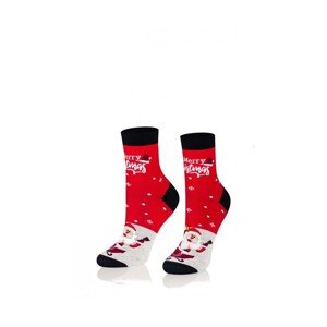 Intenso 0365 Special Collection Vánoční dámské ponožky, 38-40, červená