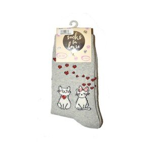 WiK 37718 Socks For Love Dámské ponožky, 35-38, melanž