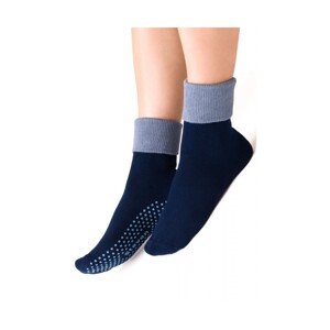 Steven abs 126 tmavě modré-jeans Dámské ponožky, 35/37, modrá
