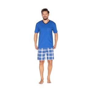 Regina 437 Pánské pyžamo, M, modrá