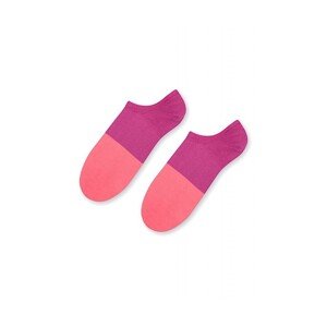 More 113 036 Two colours růžové/fialové Dámské kotníkové ponožky, 38/40, Mix