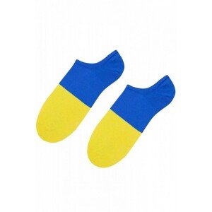 More 098 033 Two colours žluté/modré Pánské kotníkové ponožky, 44/46, Mix