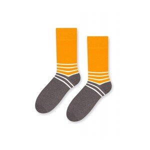 More 079 265 Two colorus žluté/šedé Pánské ponožky, 39/42, Mix