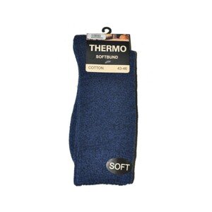 WiK 23402 Thermo Softbund Pánské ponožky, 43-46, černá melanž