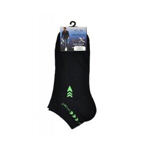 WiK 16418 Premium Sneaker Socks Kotníkové ponožky, 43-46, Šedá Melanž