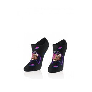 Intenso 0665 Special Collection Dámské kotníkové ponožky, 38-40, bílá/lurex