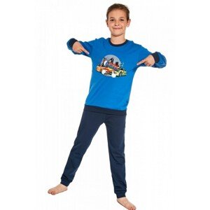 Cornette Young Boy 267/149 Crash  134-164 Chlapecké pyžamo, 158-164, modrá-modrá