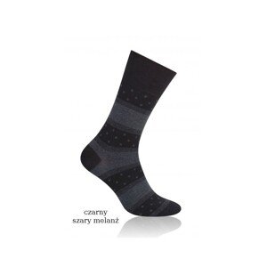 Steven Suitline art.056 Pánské ponožky, 45, modrá-tečky