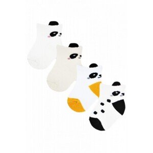 Noviti SB021 Panda Cotton 0-12 měsicí Dětské ponožky, 6-12 miesięcy, mix kolor-mix vzor