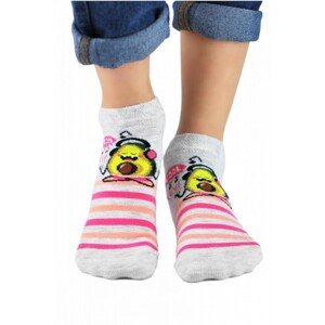 Noviti ST024 Cotton vzor Dětské kotníkové ponožky, 31-34,