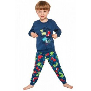 Cornette Kids Boy 593/142 Dino 86-128 Chlapecké pyžamo, 110-116, jeans