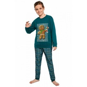 Cornette Young Boy 966/153 Cookie 4 134-168 Chlapecké pyžamo, 134-140, zelená
