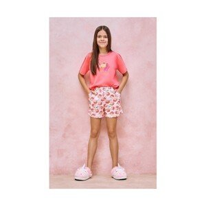 Taro Mila 3175 146-158 L24 Dívčí pyžamo, 158, koralová
