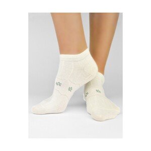 Noviti ST032 Dámské kotníkové ponožky, 36-41, ecru