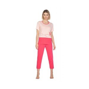 Regina 663 růžové plus Dámské pyžamo, 2XL, růžová