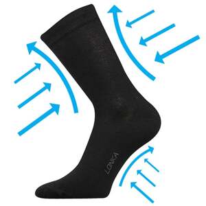 Kompresní ponožky KOOPER černá 35-38 (23-25)