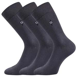Společenské ponožky DESPOK tmavě šedá 39-42 (26-28)
