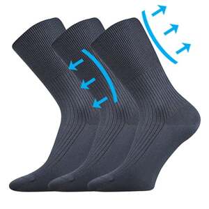 Zdravotní ponožky ZDRAVAN tmavě šedá 43-45 (29-30)