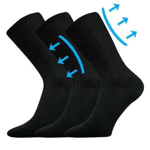 Zdravotní ponožky ZDRAVAN černá 41-42 (27-28)
