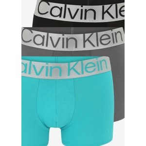 Pánské boxerky Calvin Klein NB3130 6VT 3PACK XXL Mix