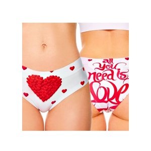 Dámské kalhotky Meméme LOVE ROMANTIC Hi-briefs XL Dle obrázku