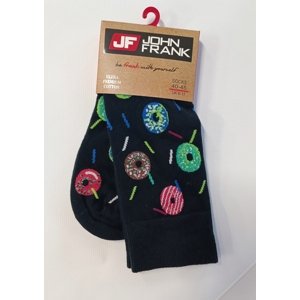 Pánské ponožky John Frank JFLSFUN151 UNI Černá