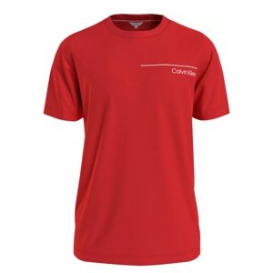 Pánské tričko Calvin Klein KM0KM00964 XM9 M Červená