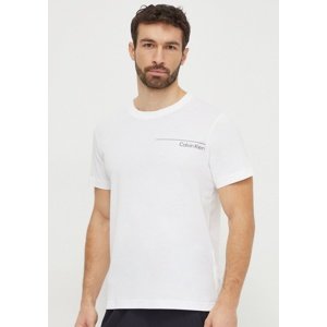 Pánské tričko Calvin Klein KM0KM00964 YCD L Bílá